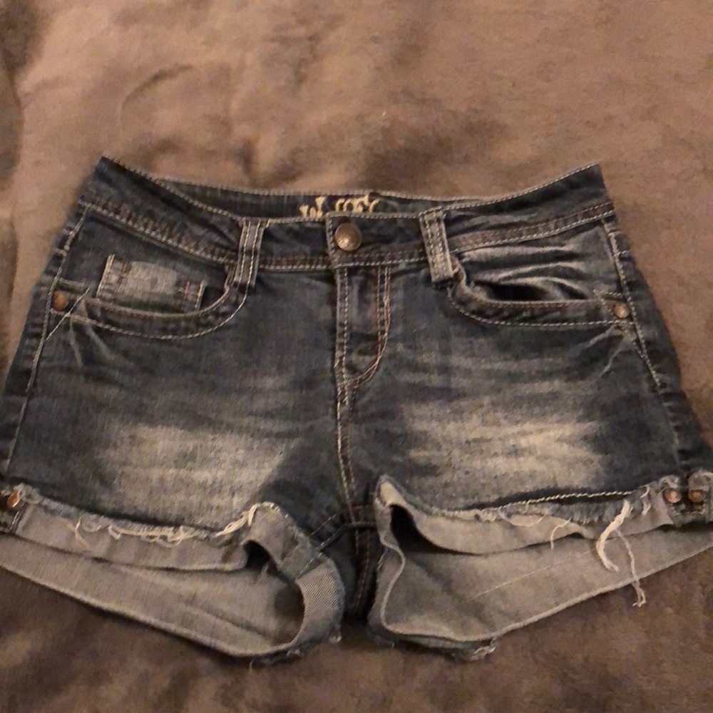 Wall flower jean shorts